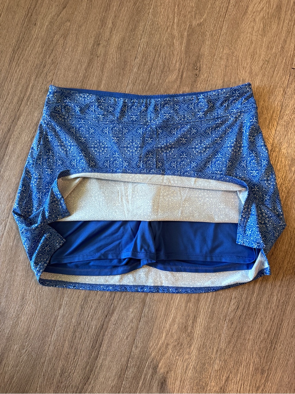 Tranquility by Colorado Clothing Blue Medallion Print Skort - Picture 2 of 6